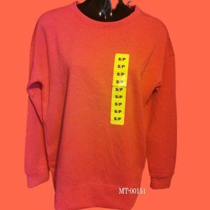 Mondetta  Women's Crew Neck Sweatshirt (Pink)